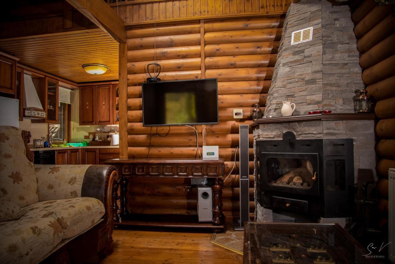 *2 Bdr Log House /Mountains/Queen Bed/Fireplace Gourri Ngoại thất bức ảnh