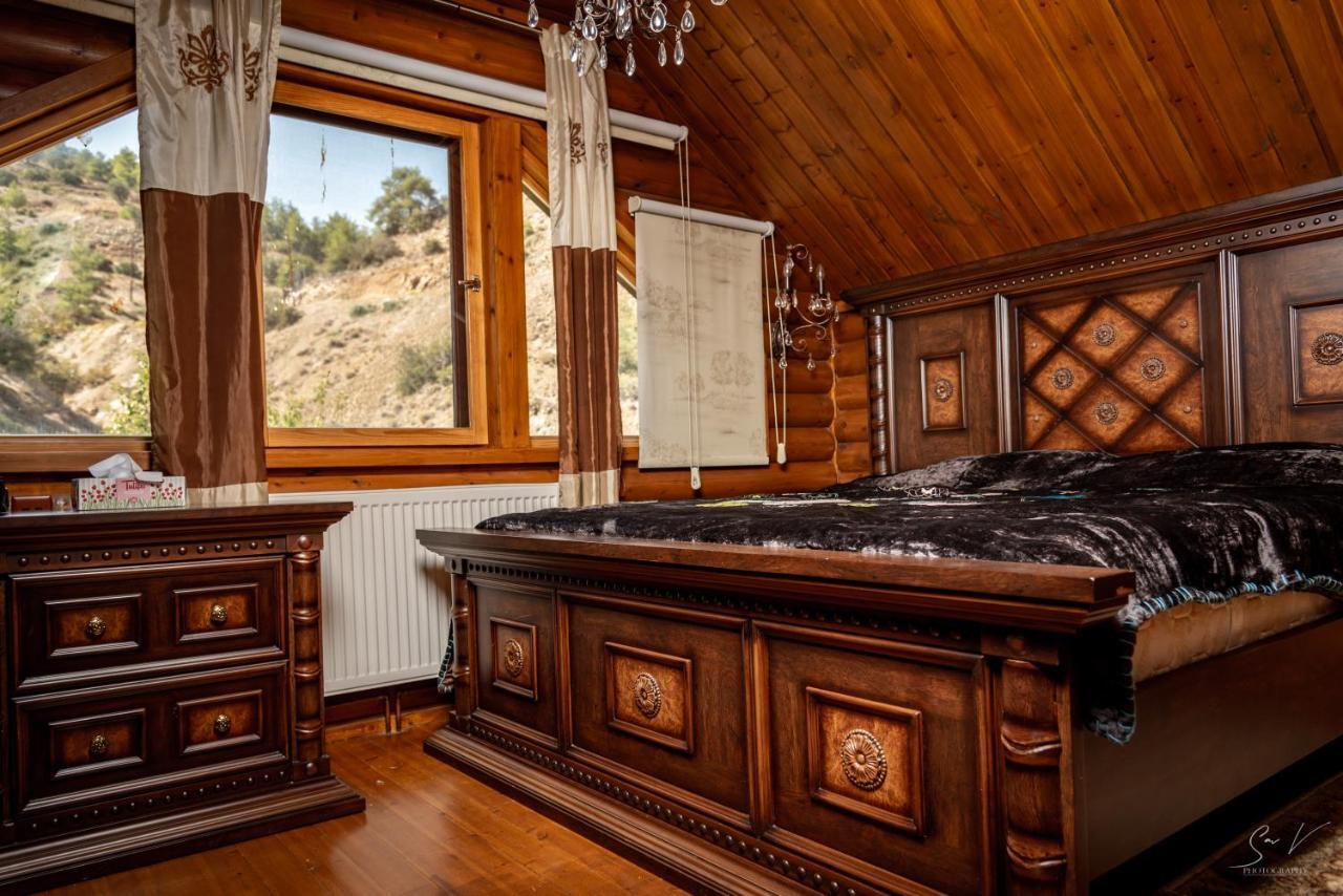 *2 Bdr Log House /Mountains/Queen Bed/Fireplace Gourri Ngoại thất bức ảnh